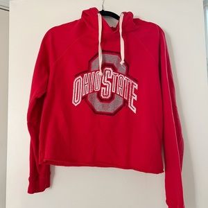 Ohio state cropped hoodie